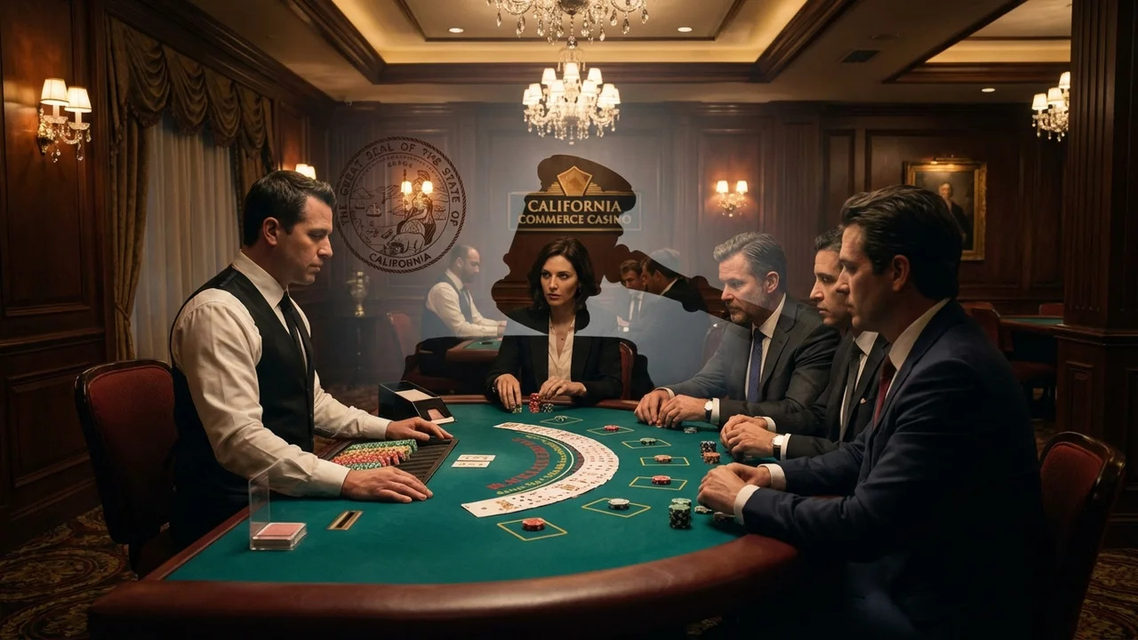 캘리포니아 카드룸의 '블랙잭 금지', 도박 산업 지각변동 예고