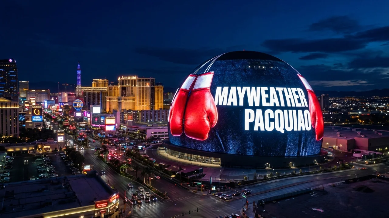 라스베이거스 스피어 최초의 복싱 매치: 메이웨더-파퀴아오 리턴즈의 산업적 파장