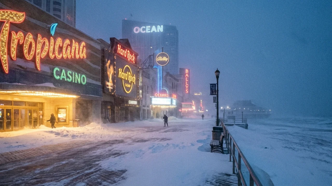 60cm 폭설과 비상사태 속의 강행군: 애틀랜틱 시티 카지노는 왜 문을 닫지 않는가