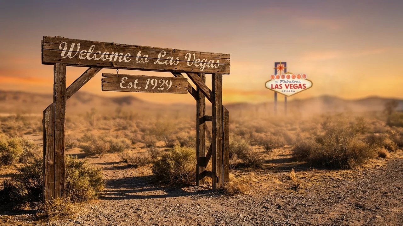 라스베이거스의 잊혀진 첫인상: 1929년 나무 아치와 거절의 역사