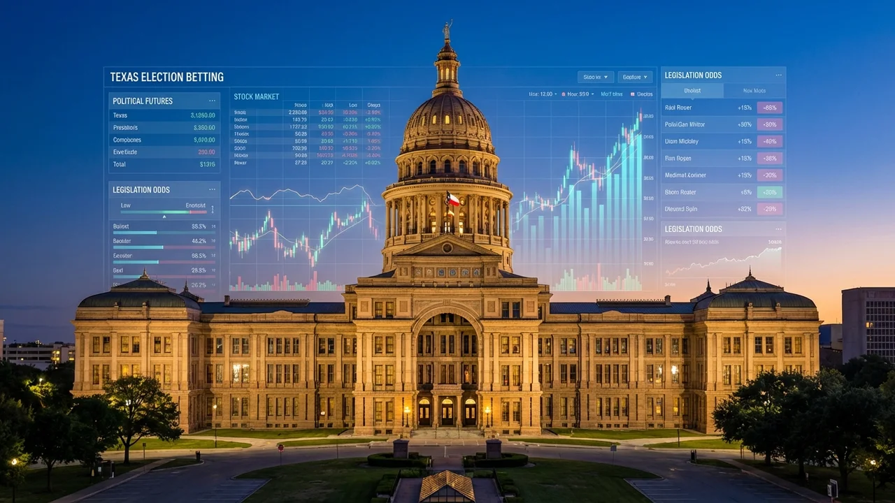 텍사스, 2027년 '예측 시장' 논의 개시... 도박 금지 장벽 허무는 시발점인가