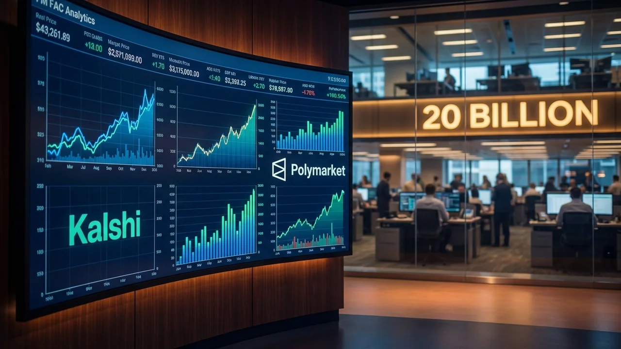 예측시장의 거물 칼시와 폴리마켓, 200억 달러 기업 가치 도전