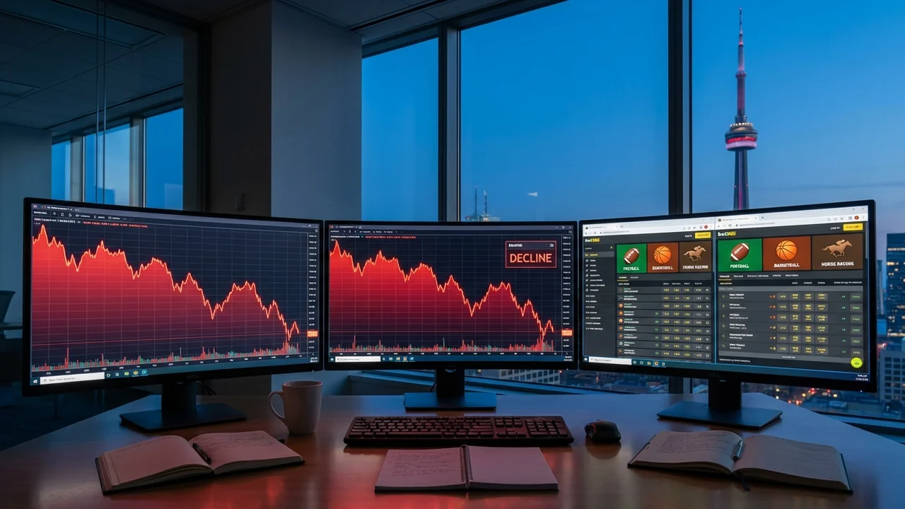 온타리오 아이게이밍 시장의 2월 한파: 스포츠 베팅 매출 29% 급감의 이면