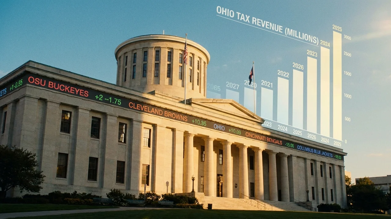 오하이오주 스포츠 베팅 세율 추가 인상안 발의와 시장 파급 효과