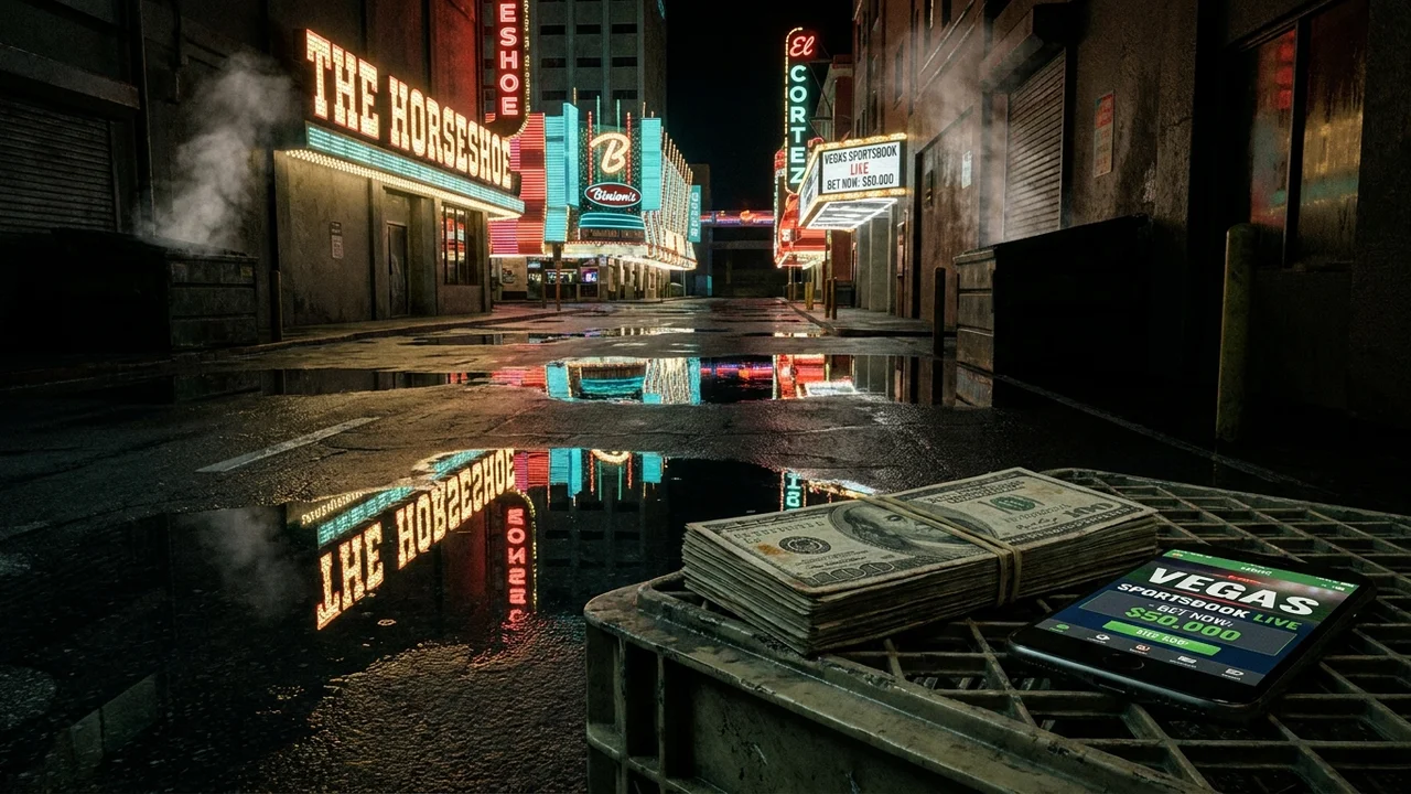 라스베이거스 불법 도박 조직 적발, 합법 시장 뒤에 숨은 800만 달러의 그림자