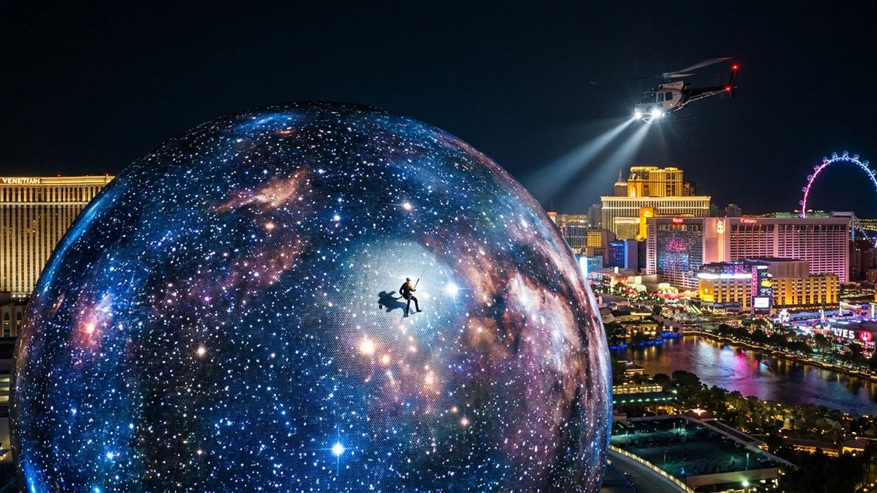 스피어 정복한 알렉스 호놀드, 라스베이거스 마케팅의 정점을 찍다